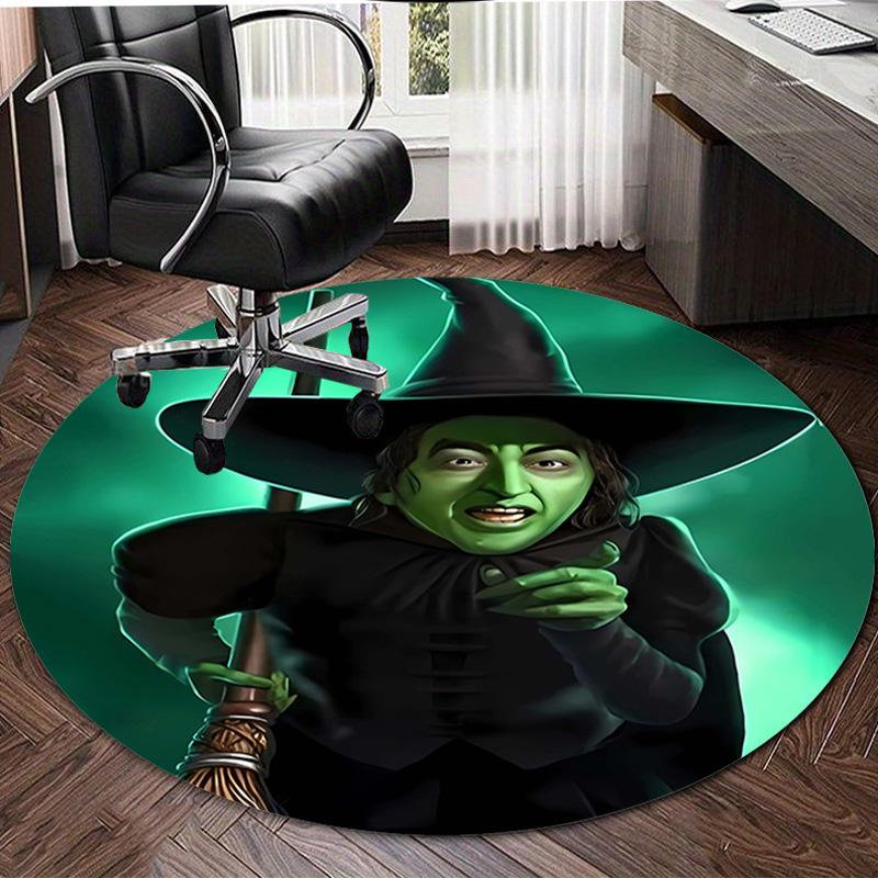 1pc The Wizard of Oz1 Design Printed Area Round Carpet for Bedroom Living Room Home Decor Rugs Mat Non Slip Mat Rug for Bedside