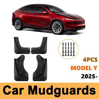 Pneumatika pro auto pro Tesla Model Y Juniper 2025 Přední Zadní Příslušenství Ochranné Klapky Bláto Kolo Automobi R5B6