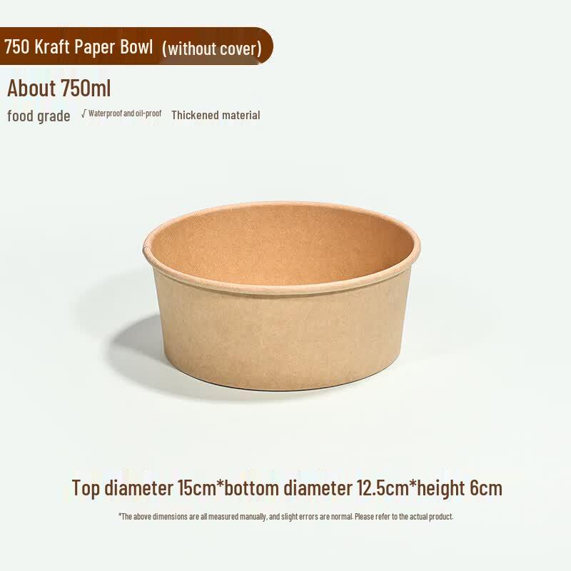 Disposable Kraft Paper Instant Noodle Bowl Set