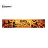 Festival Photo Booth Backdrop Halloween Fence Banner, 118 x 20 Inch Large Yard Sign Banner Flag, Scary Store Window Holiday Displays Party Hanging