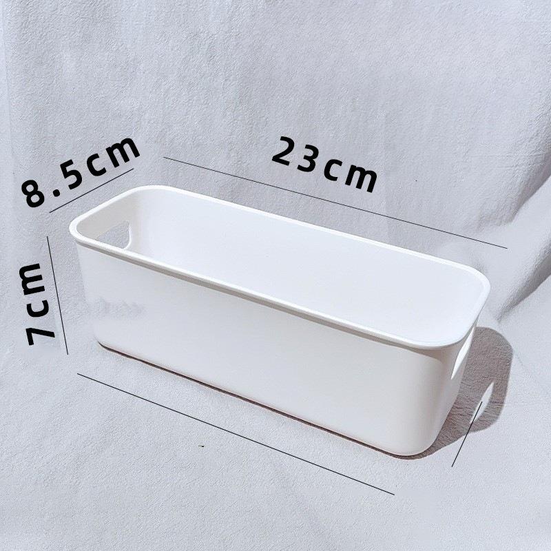 Портативный ящик для хранения Чехол для мобильного телефона Органайзер Корзина для хранения канцелярских мелочей 23857 молочный белый 479₽