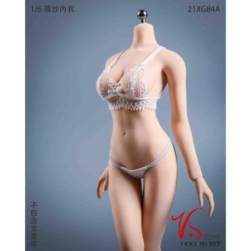 VSTOYS 1/6 Scale Underwear and Panties for Figures, Swimsuit, Lingerie Bra and Panties for Lady Dolls, Gift, Hobby, Compatible with PHICEN TBLeague, 2