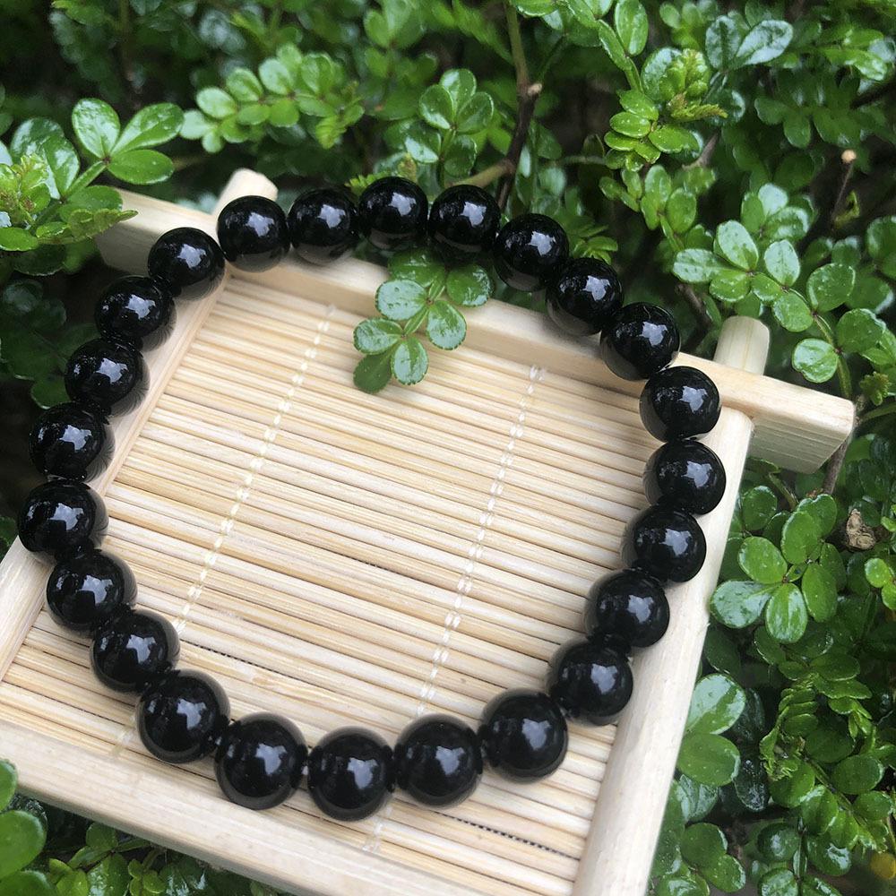 8mm Natural Amazonite Raw Stone Women's Energy Charm Bracelet