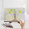 Children's Handmade Erasable Painted Acrylic Doodle Diy Notepad  Board Led Glass Painting Night Light(6ml)