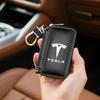 Car Sticker 2025 Hot Car Key Wallet Housekeeper Key Case Small Card Bag Key Organizer for Tesla Model 3 Y X S P100D P85D 200 log