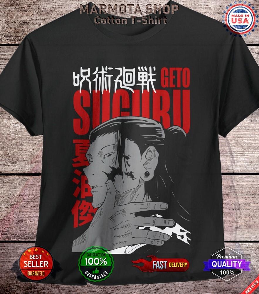 

Футболка Gojo Satoru Jujutsu Kaisen Suguru Geto Аниме Японская Футболка JJK S