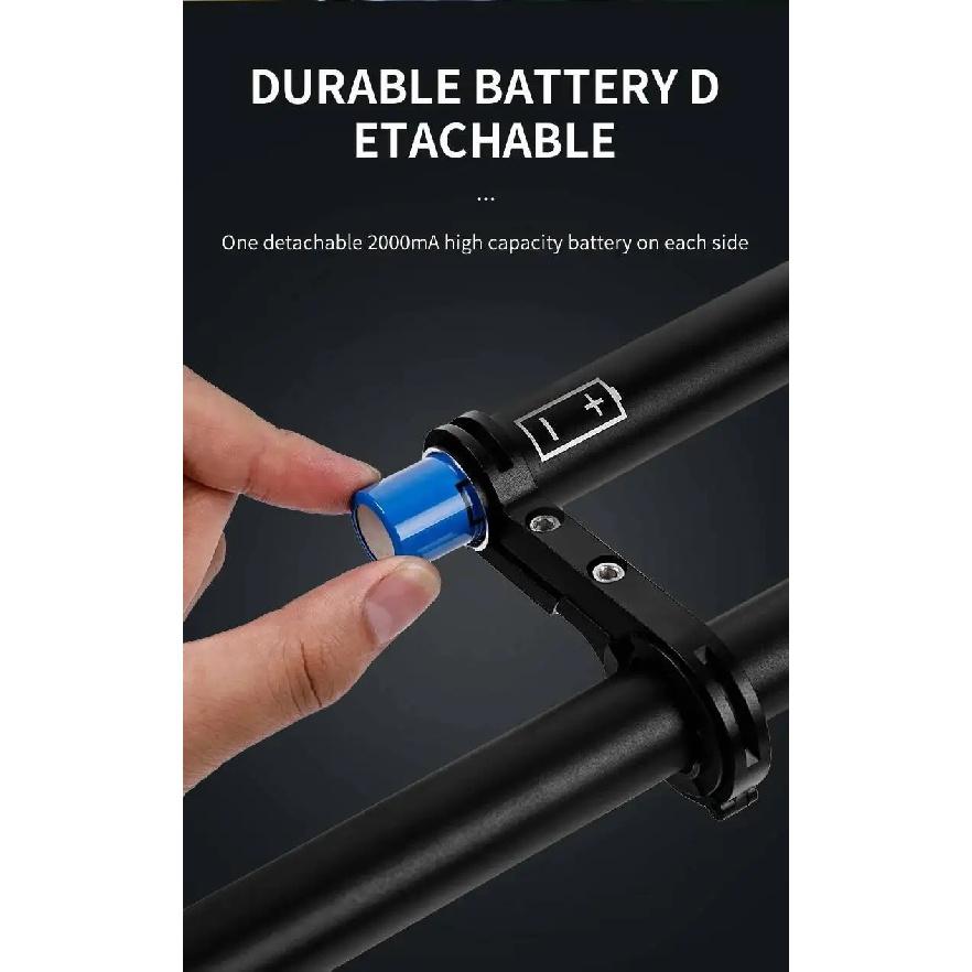 ESLNF 4000mAh Akumulatorowy Aluminiowy Stojak Rozszerzający Kierownicę Rowerową Rozszerzenie Kierownicy Roweru z Power Bankiem