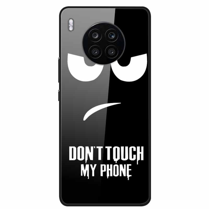 Tempered Glass Cases For Honor 50 Lite Covers Protective Fashion Hard Back Cover for Huawei Honor 50 Lite Phone Cases 50Lite Bag