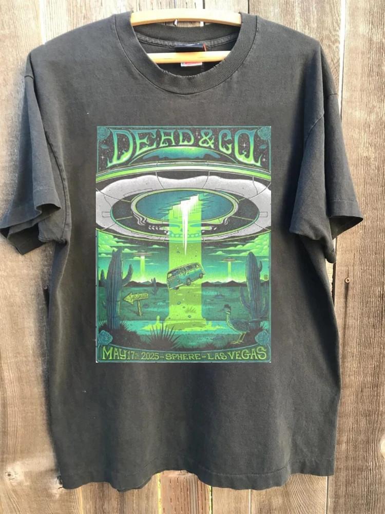Dead And Company Las Vegas Sphere 2025 17 May Shirt Unisex T-Shirt M