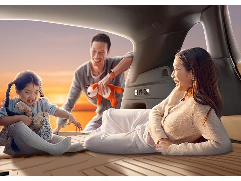 Trunk Mat TPE25 for Wuling Xingguang 730 7-Seater: Decorative Car Floor Mat