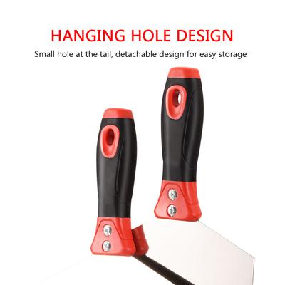 3/4/5/6/7 Inches Wall Blade Arc-shape Plaster Knife Reach Into Tight Corners and Crevices Scraper Shovel for Drywall Finishing