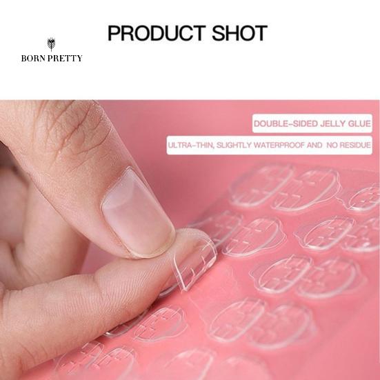 Nail Jelly Glues Nails Ornaments Invisible 2 Colors Apply Fake Nails