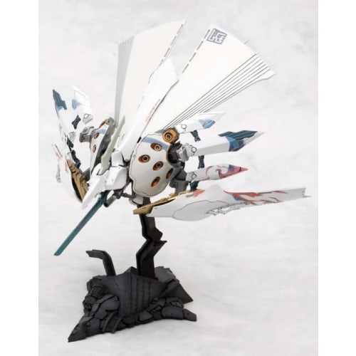 Kotobukiya Ikaruga Hitekkai Silver White, Total Length Approximately 155mm, 1/144 Scale Plastic Model