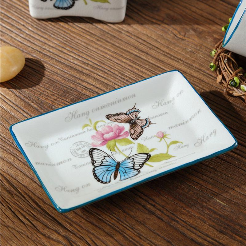 

High temperature European ice crack ceramic toothbrush cup mouthwash cup soap dish lotion bottle bathroom accessories