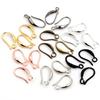 20pcs 3-Styles Gold Bronze Silver Plated Brass French Earring Hooks Wire Settings Base Settings Whole Sale