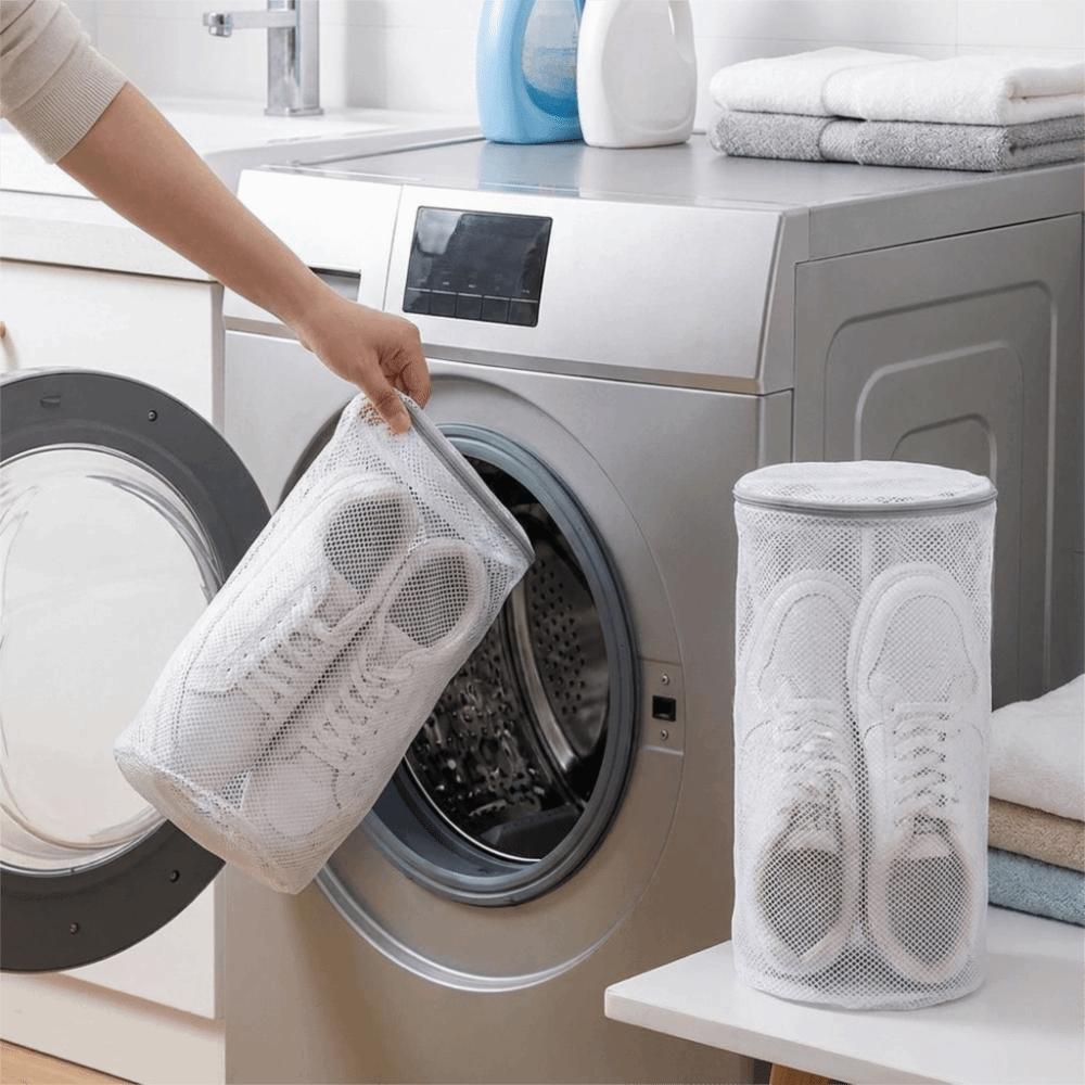 2PCS Honeycomb Mesh Shoe Washing Bags Polyester Shoe Cleaning Bag Dormitory