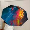 1pc Michael Jackson Automatic Folding Umbrella, Portable Collapsible Design, Casual Outdoor Accessory L1202019