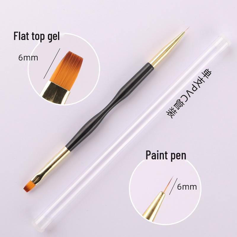 Japanese Dual-Ended Nail Art Pen Set for Painting, Drawing, Carving & Gel Extension