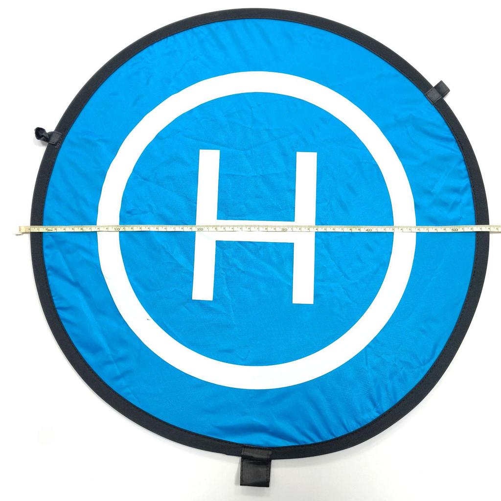 Portable Foldable Drone Landing Pad with Coordinates, 75cm/55cm for Outdoor Use