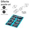Juksun 32 Pack Metal Puzzles Set, Varying Difficulty, Smooth Surface, 18x13.5cm, Adult Brain Teaser Stress Relief Toys