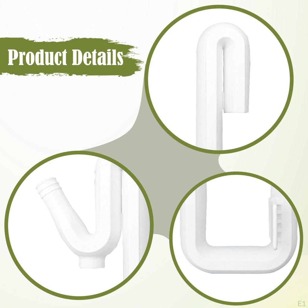 Bucket Overflow Tube Hose Leakproof Compact. Connector Water Drainage for Management