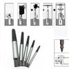 5Pcs Screw Extractor Drill Bits Guide Broken Damaged Bolt Remover Corkscrew Tool