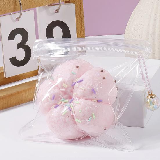 Relief Souffle Squeeze Toy Simulated Chocolate Bread Cheese Cake Sensory Toy Simulated