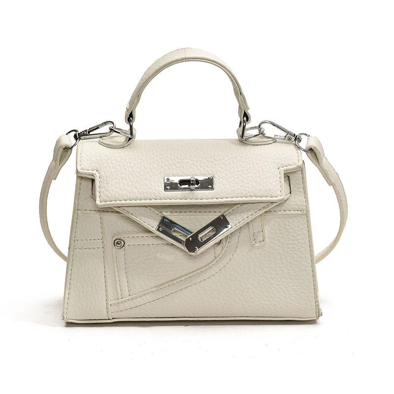 Korean version niche design portable Kelly bag 2025 niche design trend shoulder bag high-end texture fashion women's bag