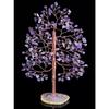 Amethyst Crystal Tree of Life - Handmade Gemstone Tree, Geode Agate Slice Base, Healing Crystal, Chakra Tree