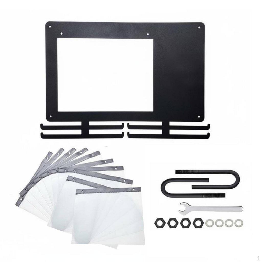 Running Medal Number Holder Wall Mounted Rack Easy Hanging Rods Race Achievement Display