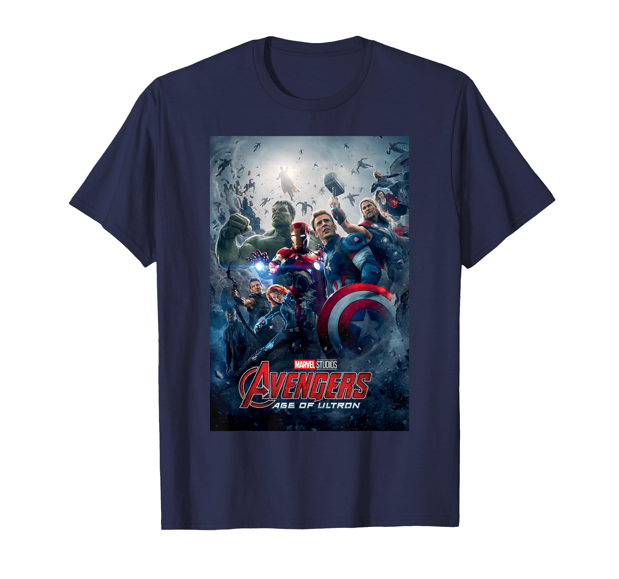 

Marvel Studios Avengers 2 Movie Poster Graphic T-Shirt