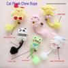 Kitten Toy Chew & Scratch Rope - Cute, Durable, Teething Fun for Cleaning Teeth & Gums.