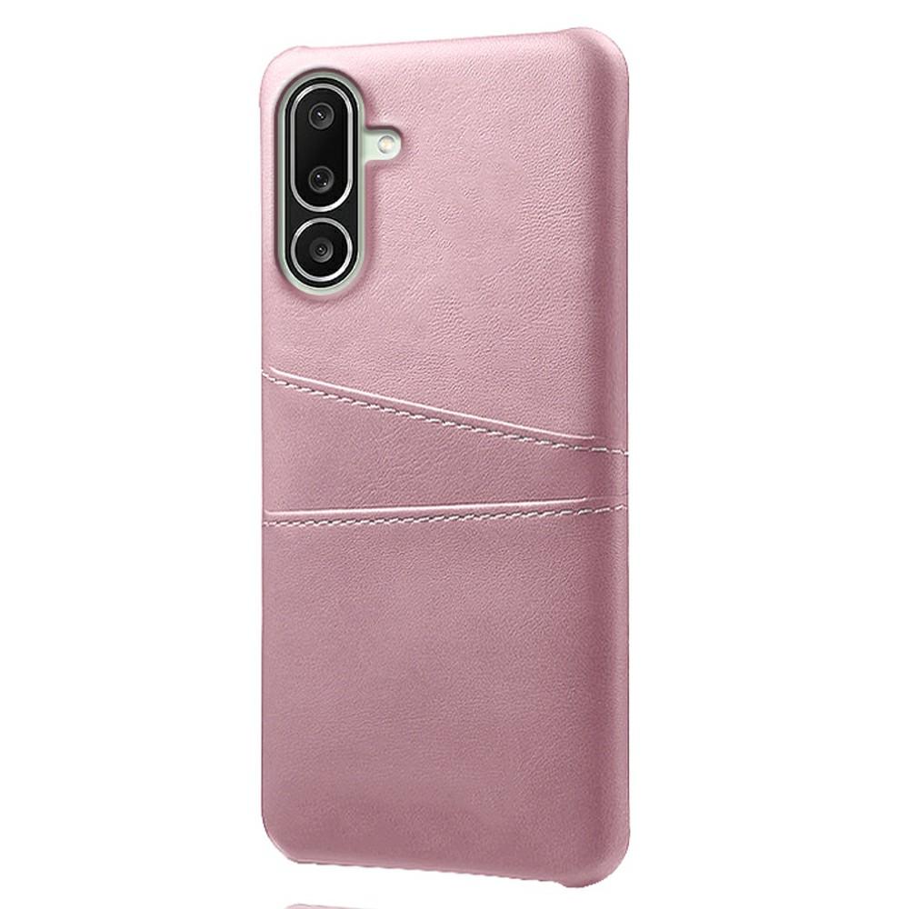 For Samsung Galaxy M56 5G Case Dual Card Slots PU Leather + Hard PC Phone Cover