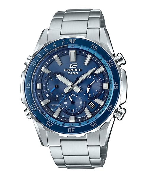 

Casio Men s Stainless Steel 100M Water Resistant Analog Quartz Watch EQW-T670DB-2A синий