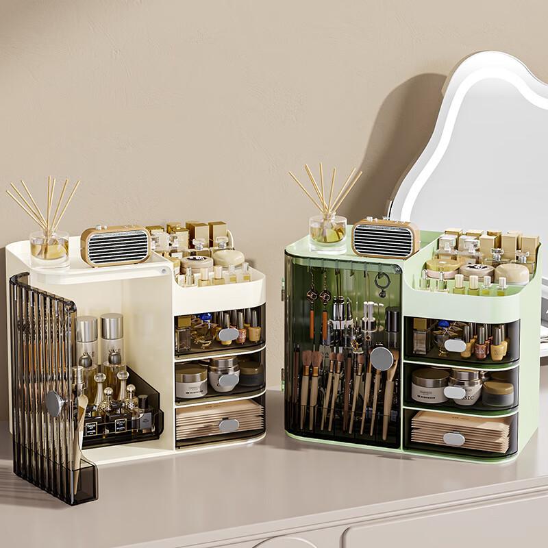 Transparent Dustproof Desktop Cosmetic Storage Box
