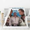 Custom Canadian Actor Ryan Gosling Blankets Warm Flannel Throw Blanket for Home Sofa Office Travel