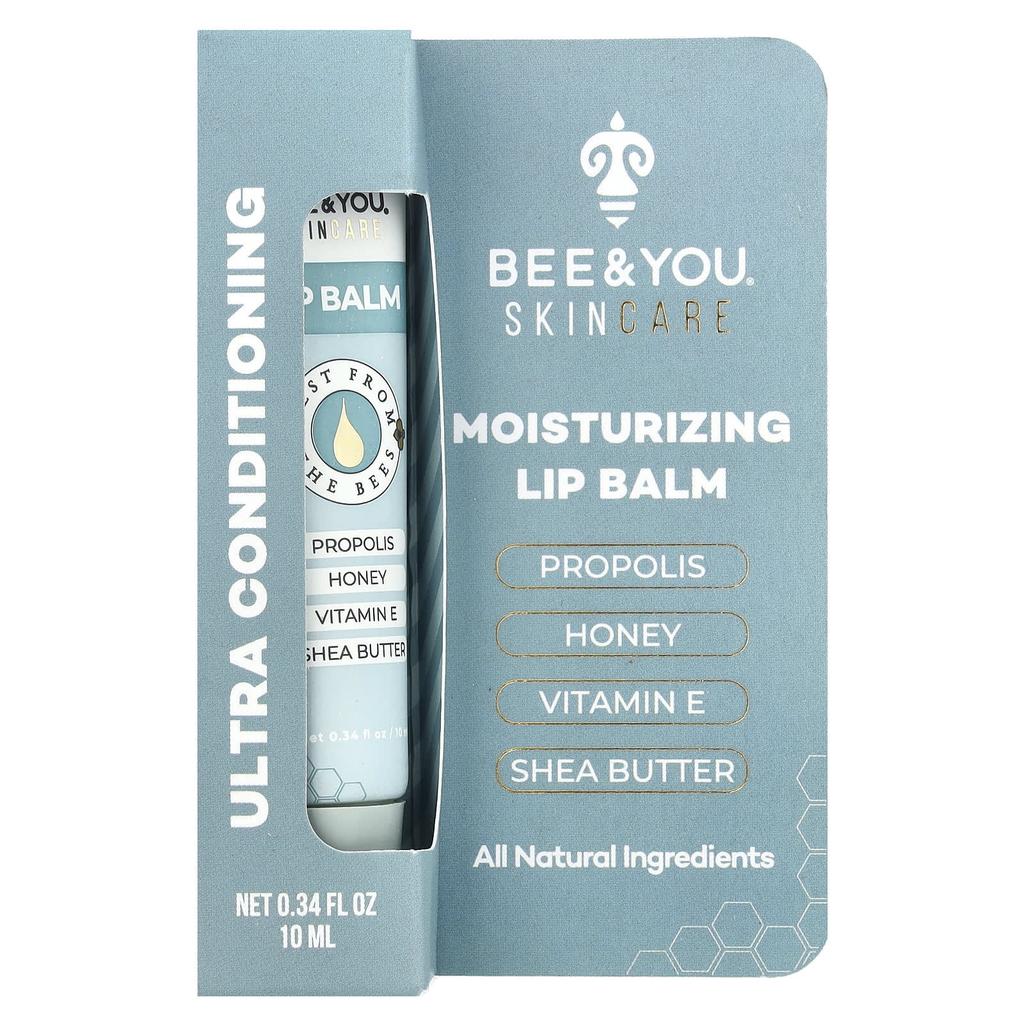 Bee & You, Baume à lèvres hydratant, 10 ml(0.34 oz fl)