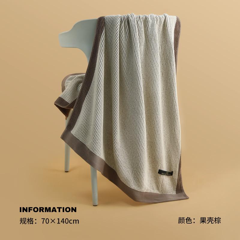 Household pure cotton bath towels Thickened and enlarged absorbent towels Bath towels Cotton wash