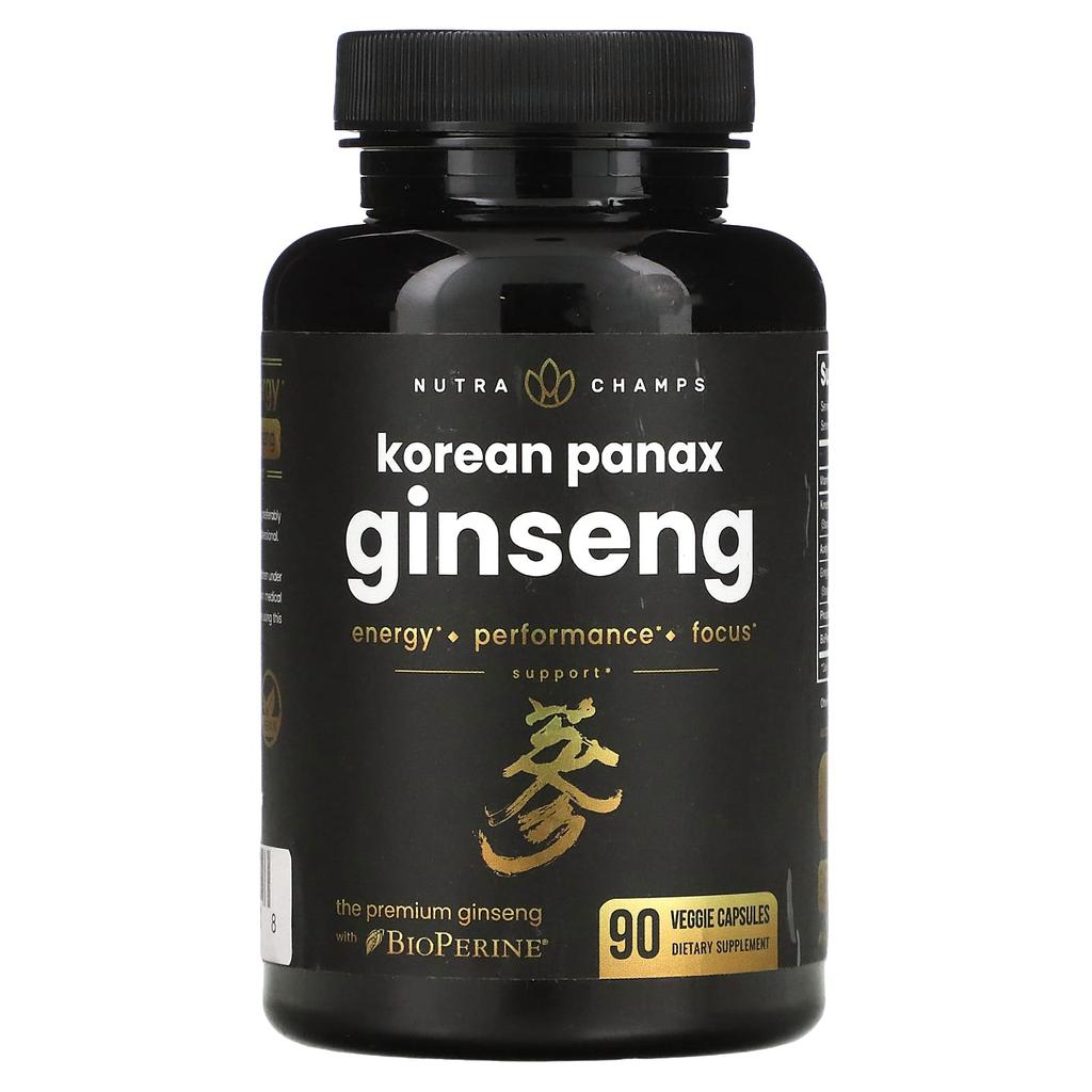 Korean Ginseng, Veggie Capsules 90 Tablets