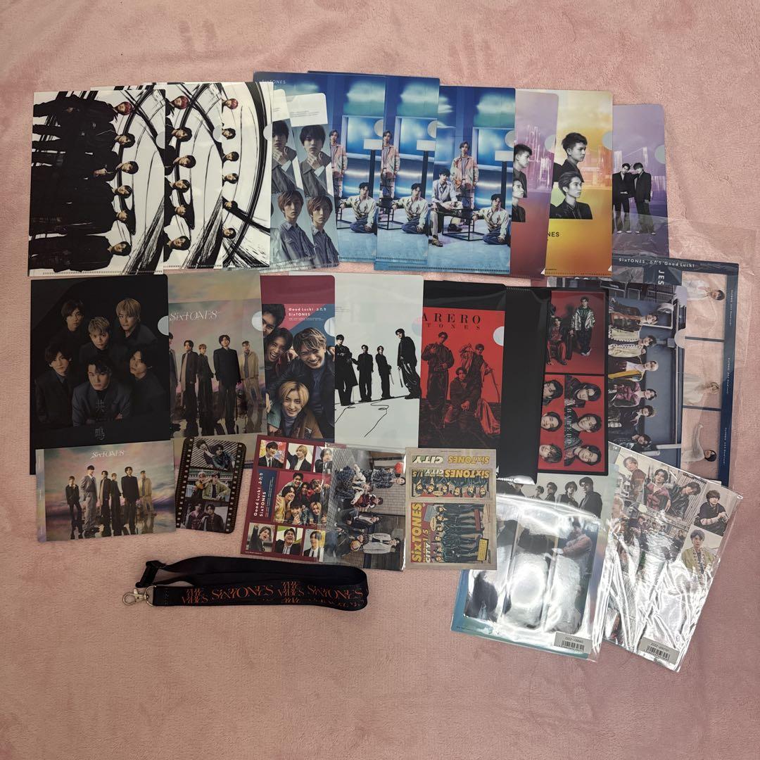 

[USED] SixTONES CD Bonus Clear File Set (Bulk Sale)