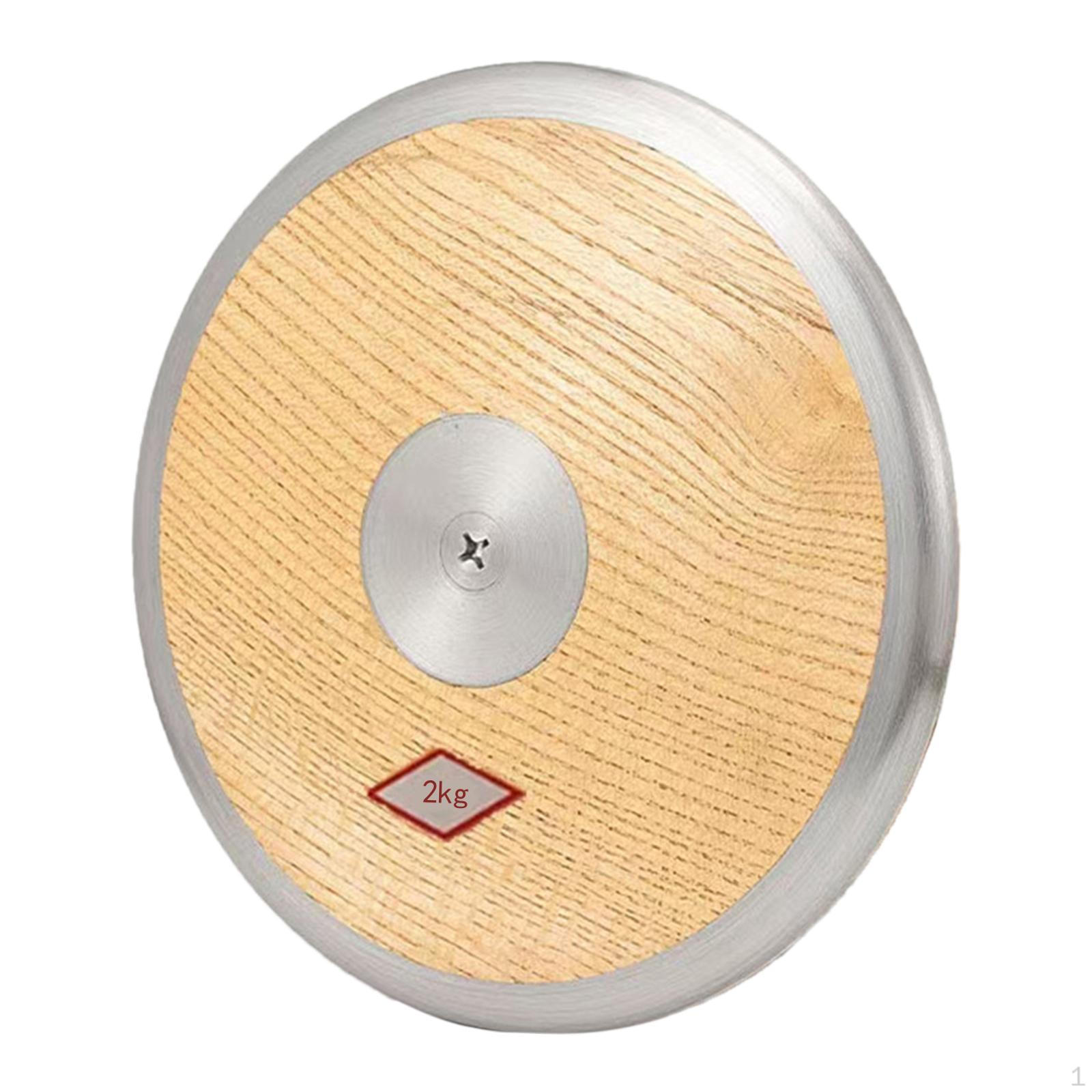 Многофункциональный соревновательный деревянный тренировочный диск для легкой атлетики для спортсменов, профессионалов, высокого уровня 2kg