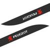 2026 Hot Adesivo per Auto 2 Pezzi Fibra di Carbonio Gonna Laterale Portiera Auto Battitacco Striscia Adesivi Decorazioni Styling Per Peugeot 206 207 208 107 106 205 4008