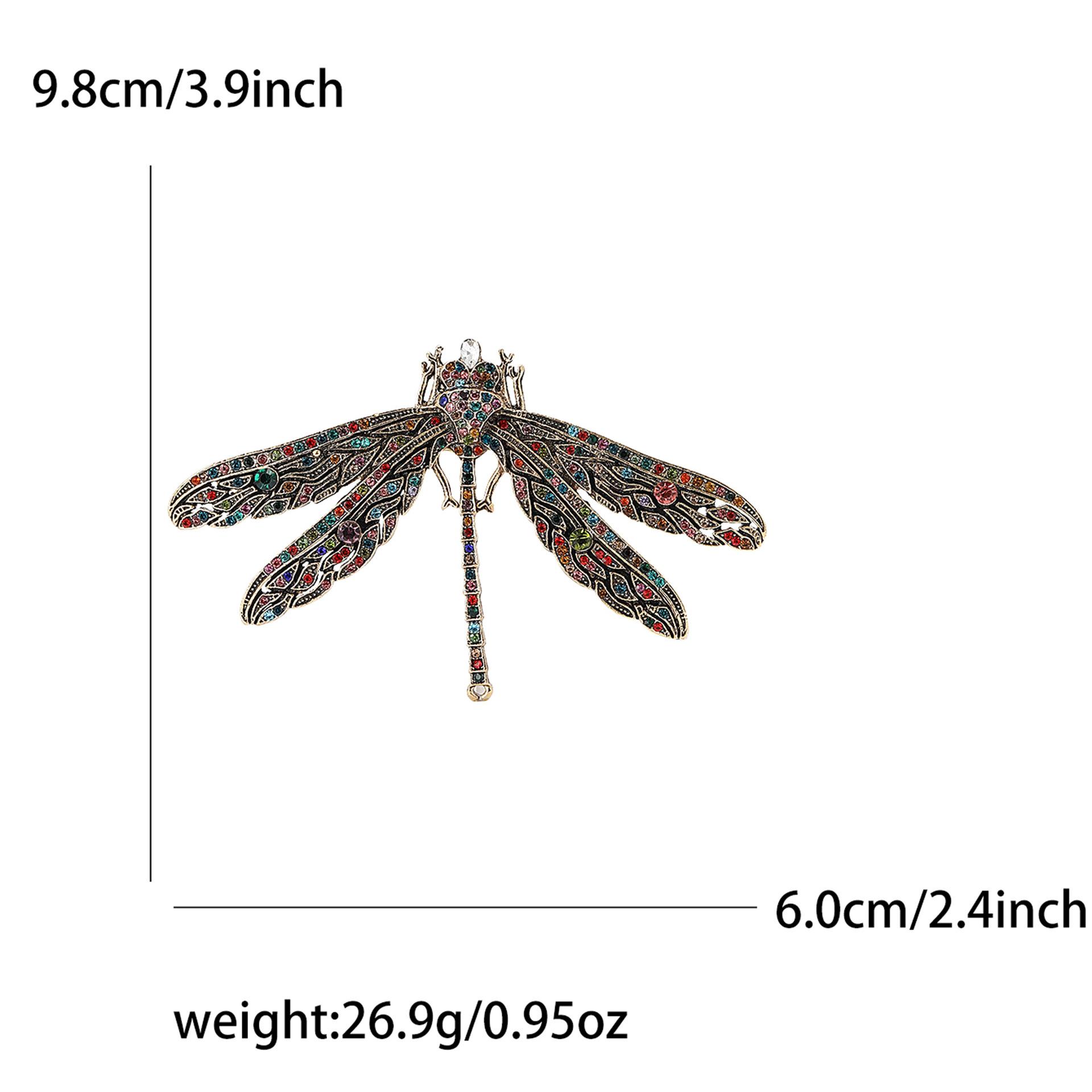 

Легка Розкіш Ретро Сплав Страз Бабка Брошка Вишукана Жіноча Костюмна Кардиган Корсаж Ювелірна Шпилька