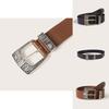 Bohemian Waist Belt For Women Retro Metal Buckle Wide Leather Alternative For Festival Fashion