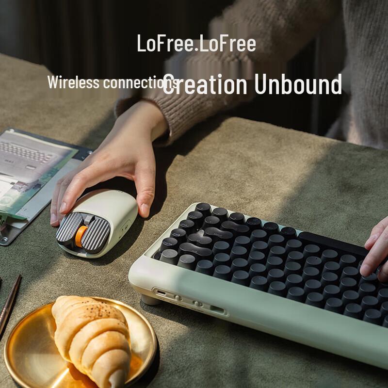 Lofree OE914 1970s Retro Tri-Mode Mechanical Keyboard