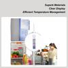 Termômetro de Geladeira Doméstico Profissional Ventosa de Parede Pendurado -30℃-40℃ Termômetro de Geladeira Para Freezer Cooler