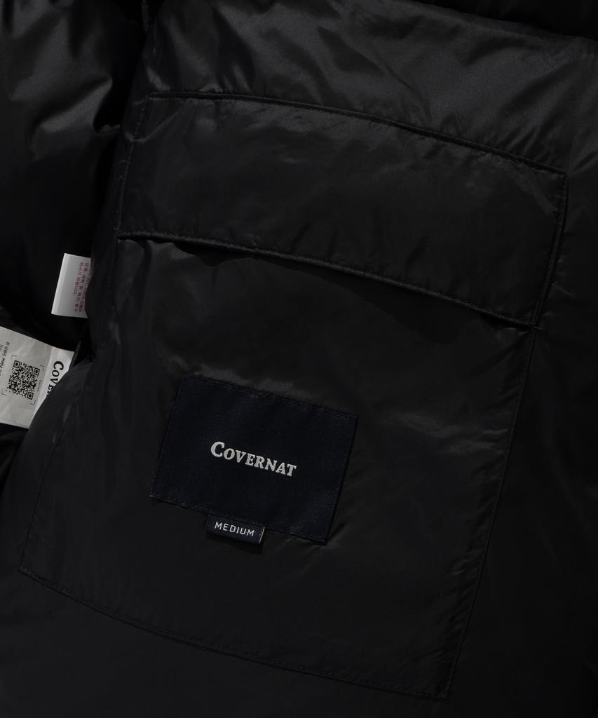 COVERNAT Civic Sheer Ripstop Rds Short Puffer Black