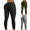 Women Fashion Print Yoga Pants Plus Size Casual High Waist Sport Pants