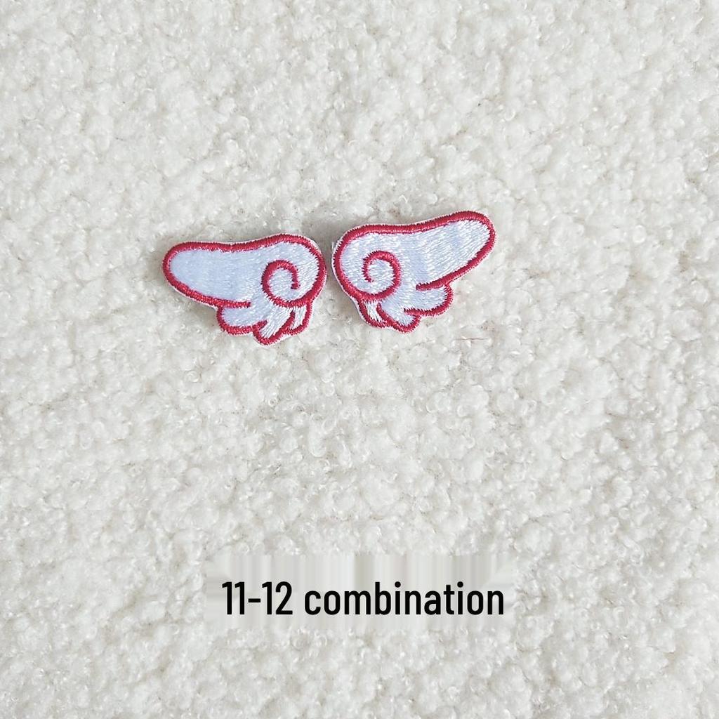 DIY Self-Adhesive Embroidered Wing Patch for Clothing and Bags