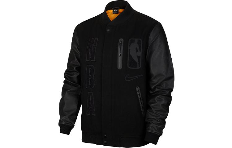 Nike Men's Black Jackets Baseball Collar Moderate Other Ct9040-010 Cm
